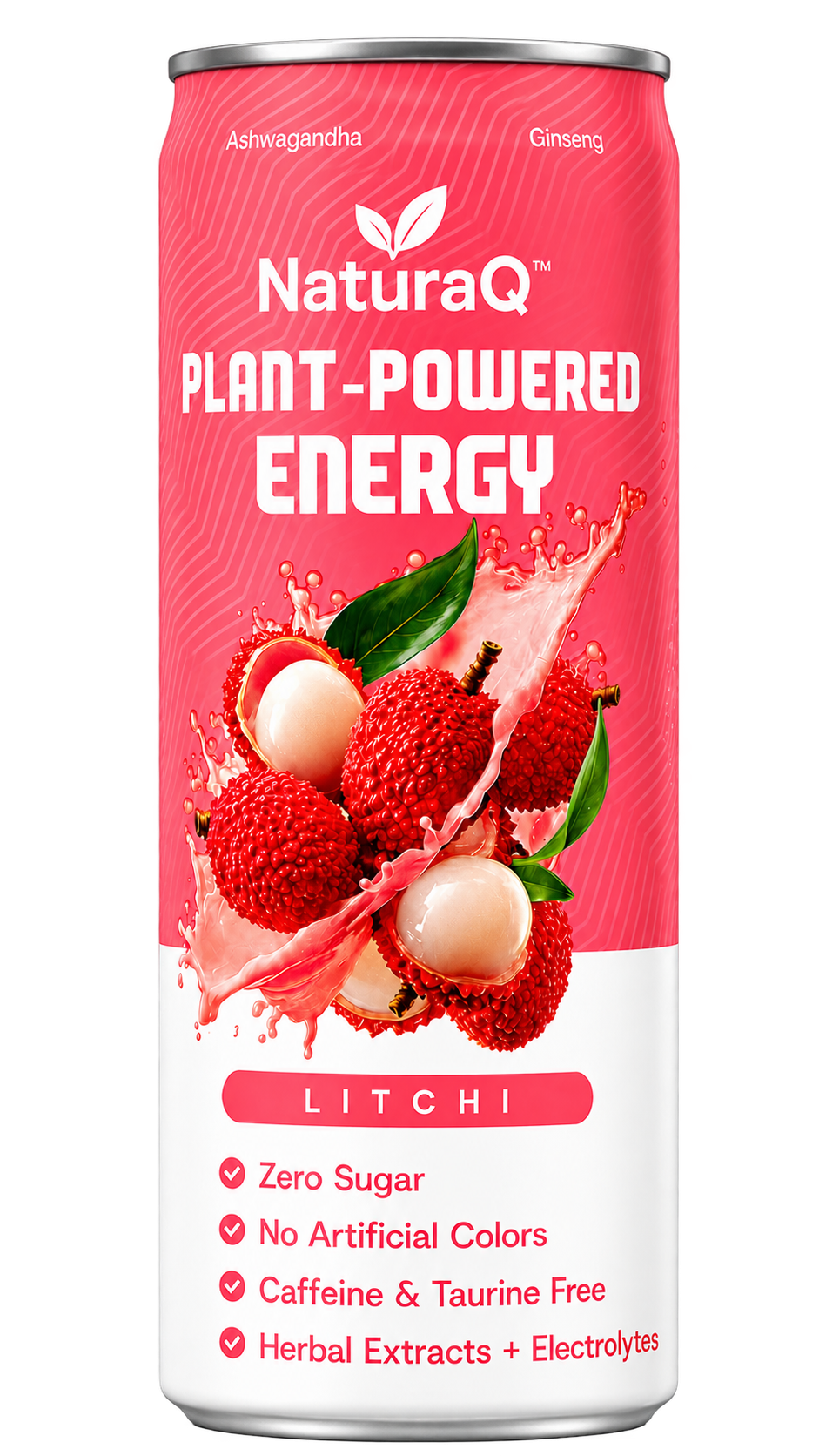 NaturaQ Litchi plant-powered botanical drink